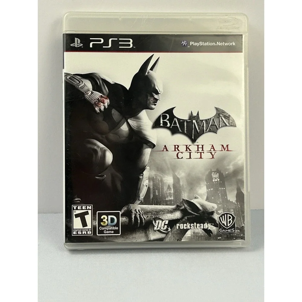 Batman Arkham City PS3 Game Complete CIB Untested Excellent Disc Condition